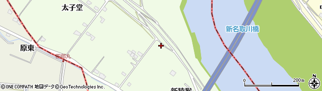 宮城県名取市閖上（柳原上）周辺の地図