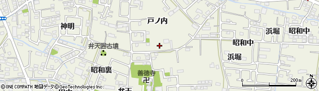 宮城県仙台市太白区四郎丸（戸ノ内）周辺の地図