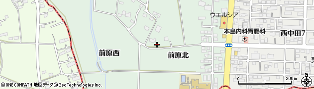 宮城県仙台市太白区柳生（前原北）周辺の地図