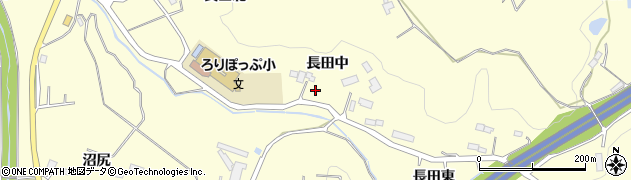 宮城県仙台市太白区坪沼（長田中）周辺の地図
