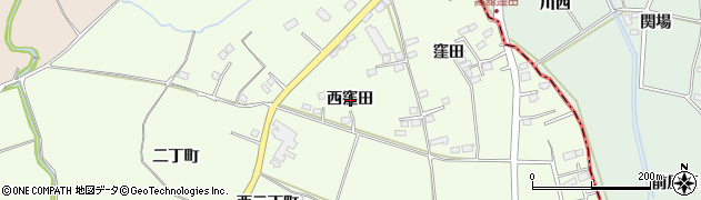 宮城県名取市高舘吉田西窪田周辺の地図