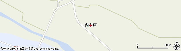 宮城県川崎町（柴田郡）川内（内木戸）周辺の地図