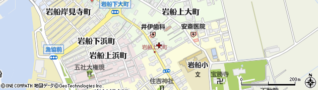 岩船酢店周辺の地図