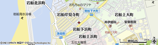 新潟県村上市岩船下浜町周辺の地図