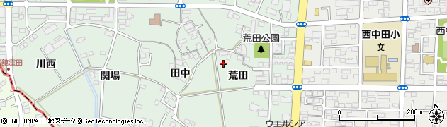 宮城県仙台市太白区柳生（荒田）周辺の地図