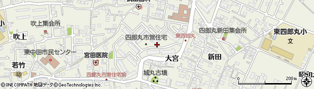 宮城県仙台市太白区四郎丸（大宮）周辺の地図