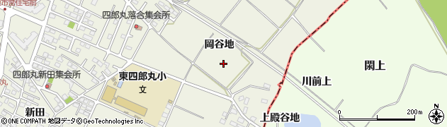 宮城県仙台市太白区四郎丸（岡谷地）周辺の地図