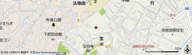 宮城県仙台市太白区袋原（内手）周辺の地図