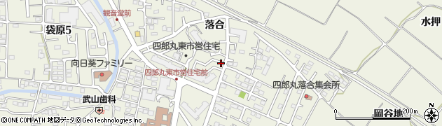 宮城県仙台市太白区四郎丸落合周辺の地図