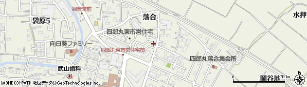 宮城県仙台市太白区四郎丸（落合）周辺の地図