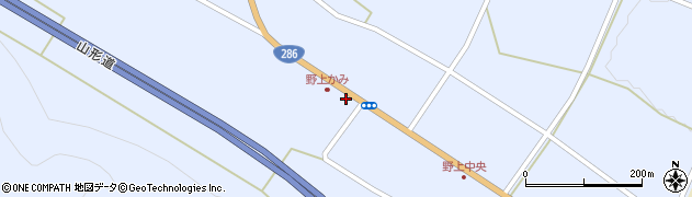野上簡易郵便局周辺の地図