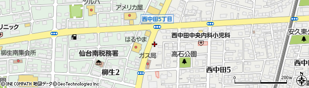 かつや 仙台西中田店周辺の地図