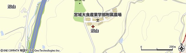 宮城県仙台市太白区坪沼沼山周辺の地図