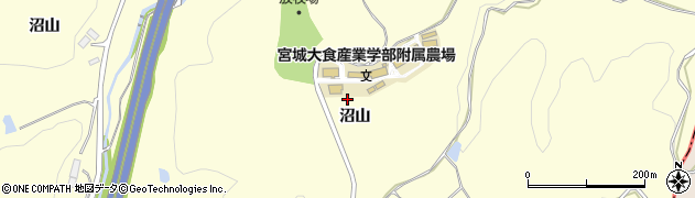 宮城県仙台市太白区坪沼（沼山）周辺の地図