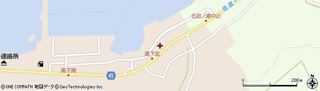ＪＡ佐渡相川支店高千出張所周辺の地図