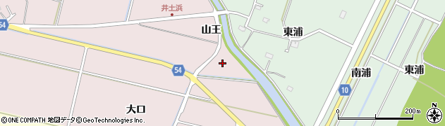 宮城県仙台市若林区二木（新原）周辺の地図