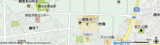 宮城県仙台市太白区柳生（台畑）周辺の地図