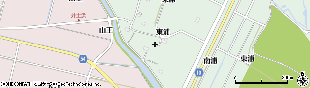宮城県仙台市若林区井土周辺の地図