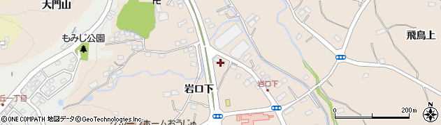 宮城県名取市高舘熊野堂岩口下45周辺の地図