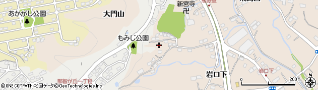 宮城県名取市高舘熊野堂（大門山）周辺の地図