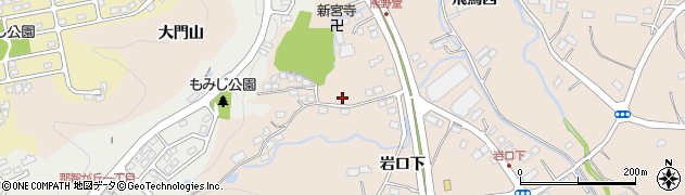 宮城県名取市高舘熊野堂岩口中30周辺の地図