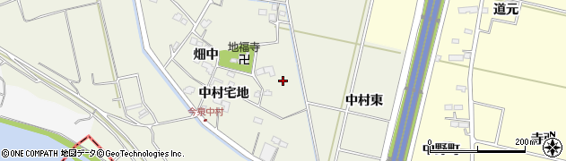 宮城県仙台市若林区今泉（中村東）周辺の地図