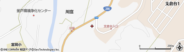 宮城県柴田郡川崎町支倉川窪前周辺の地図