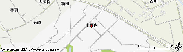 宮城県仙台市若林区四郎丸（山野内）周辺の地図