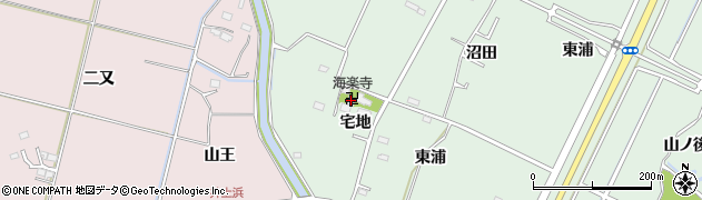 海楽寺周辺の地図