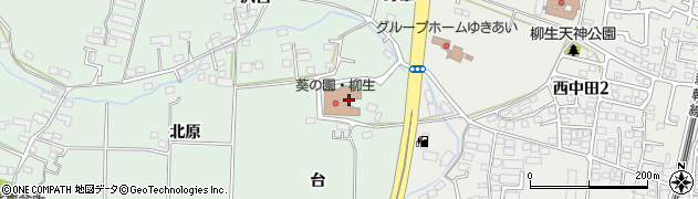 宮城県仙台市太白区柳生（台）周辺の地図