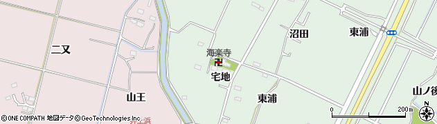 海楽寺周辺の地図