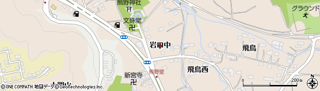 宮城県名取市高舘熊野堂（岩口中）周辺の地図