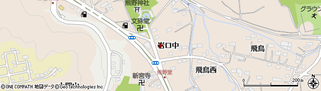 宮城県名取市高舘熊野堂岩口中12周辺の地図