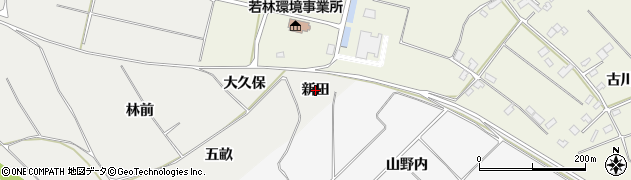 宮城県仙台市若林区日辺（新田）周辺の地図