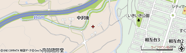 宮城県名取市高舘熊野堂（中沢後）周辺の地図
