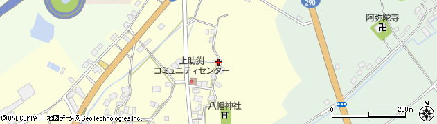 新潟県村上市上助渕周辺の地図