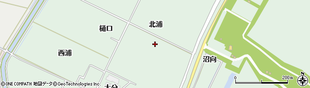 宮城県仙台市若林区井土（北浦）周辺の地図