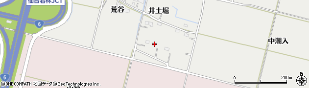 宮城県仙台市若林区三本塚荒谷407周辺の地図
