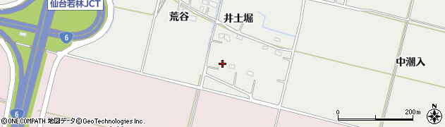 宮城県仙台市若林区三本塚荒谷405周辺の地図