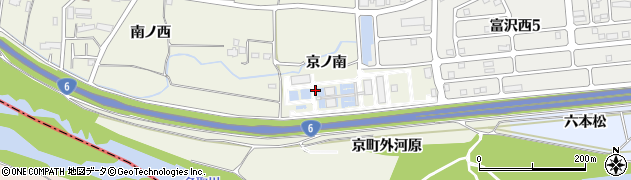 宮城県仙台市太白区富田京ノ南周辺の地図