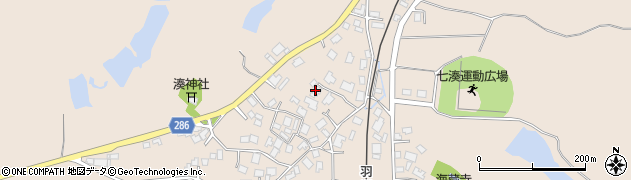 新潟県村上市七湊周辺の地図