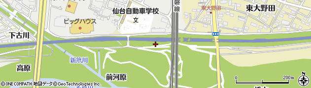 宮城県仙台市太白区大野田土手前周辺の地図