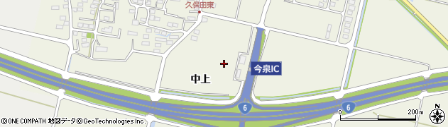 宮城県仙台市若林区今泉（中上）周辺の地図