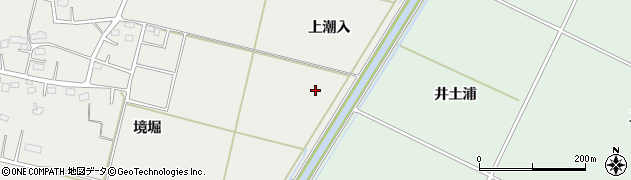 宮城県仙台市若林区三本塚（上潮入）周辺の地図