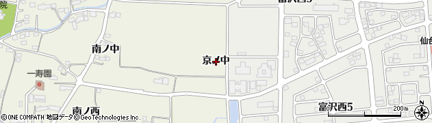 宮城県仙台市太白区富田（京ノ中）周辺の地図