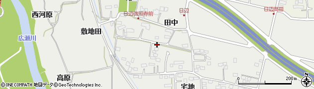 宮城県仙台市若林区日辺（宅地）周辺の地図