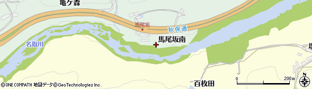 宮城県仙台市太白区茂庭（馬尾坂南）周辺の地図