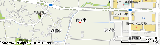 宮城県仙台市太白区富田南ノ東周辺の地図
