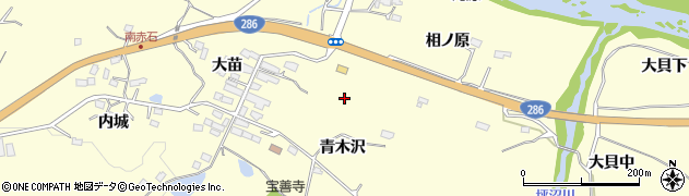 宮城県仙台市太白区坪沼（青木沢）周辺の地図