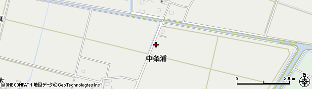 宮城県仙台市若林区三本塚（中条浦）周辺の地図